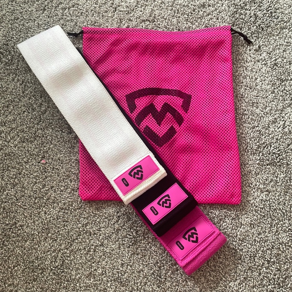 Resistance booty bands w/ mesh carry bag